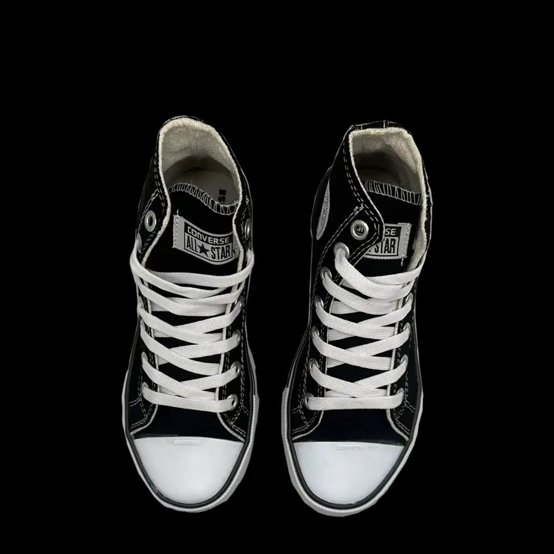 Converse de Plataforma Bota Negro