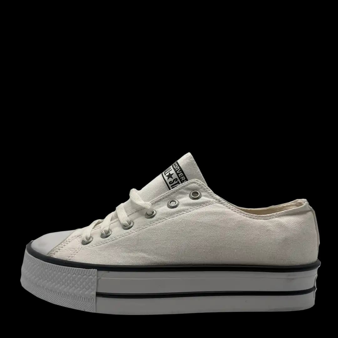 Converse Plataforma Blanca Low