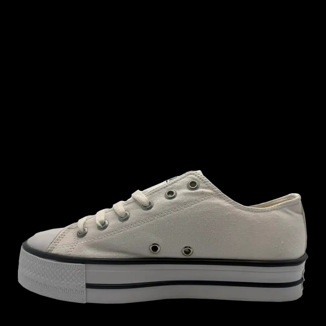 Converse Plataforma Blanca Low