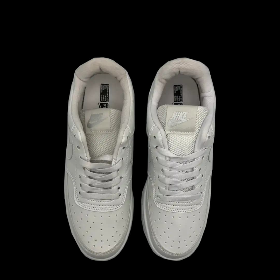 Nike Court Vision Triple White Plataforma