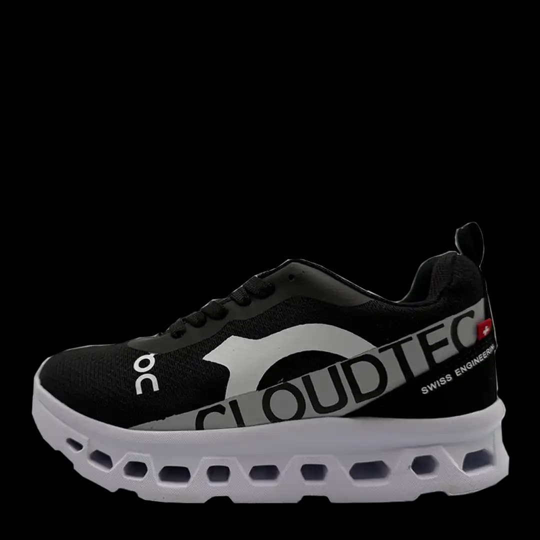 On Cloudmonster Black White