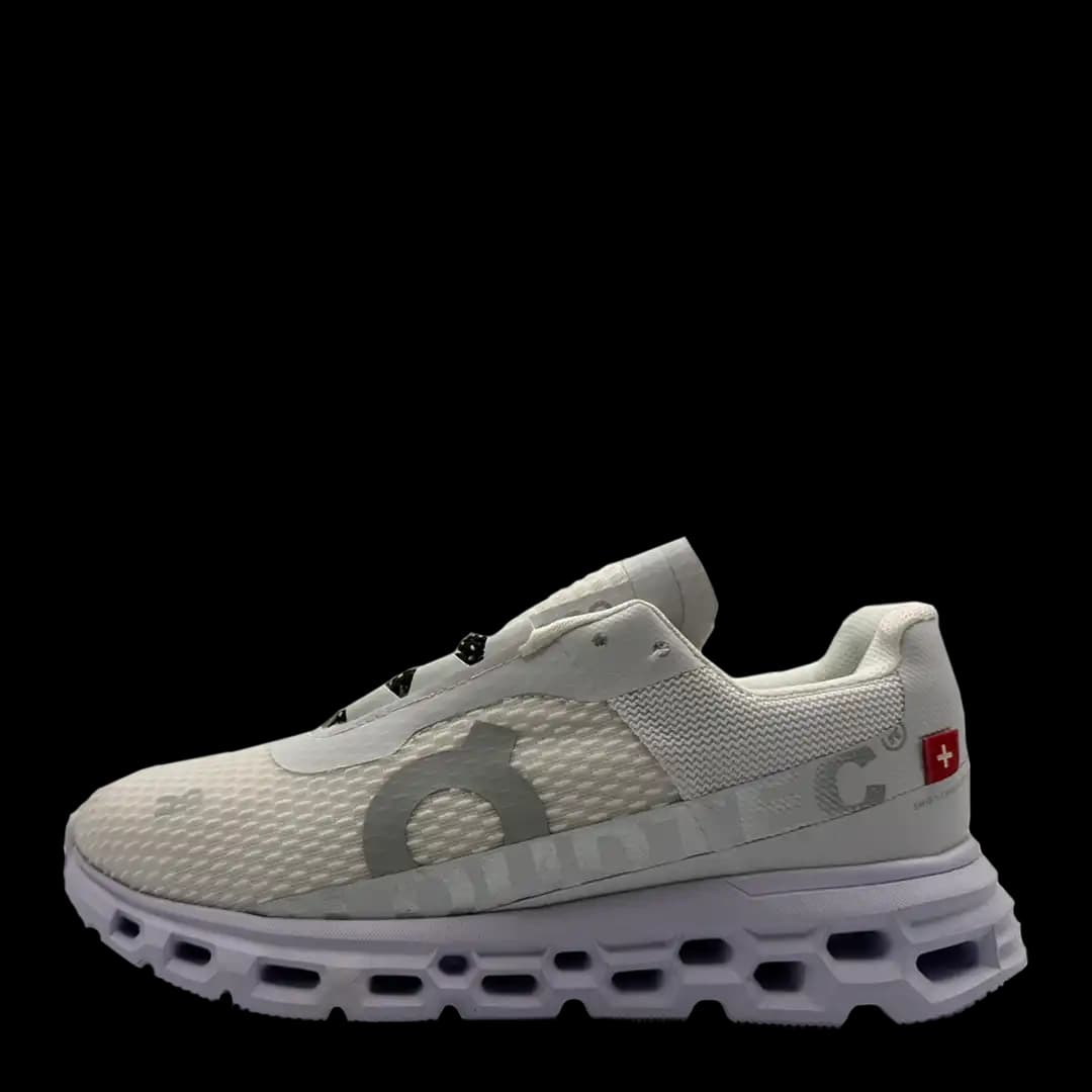 On Cloudmonster Grey White