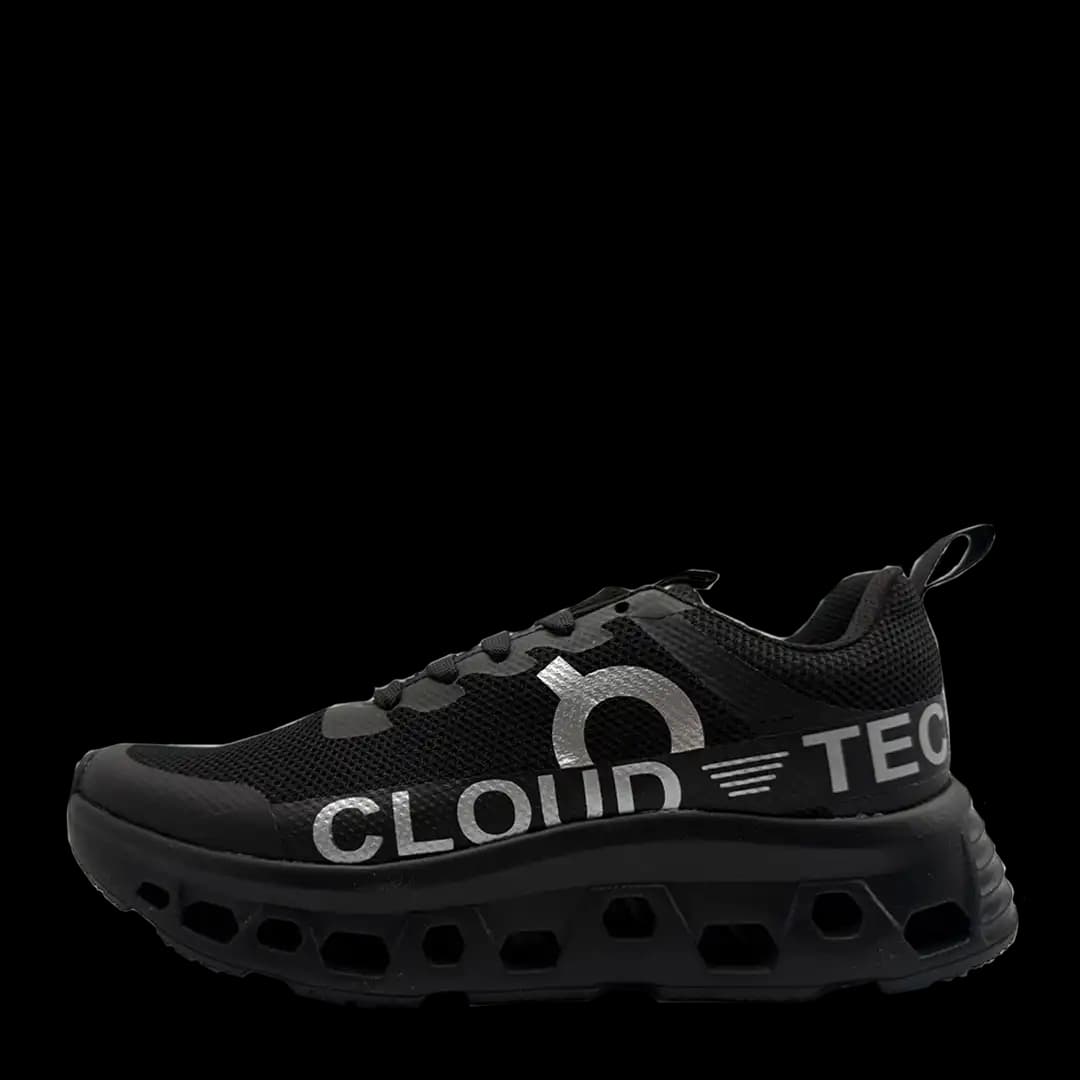 On Cloudmonster Silver & Black