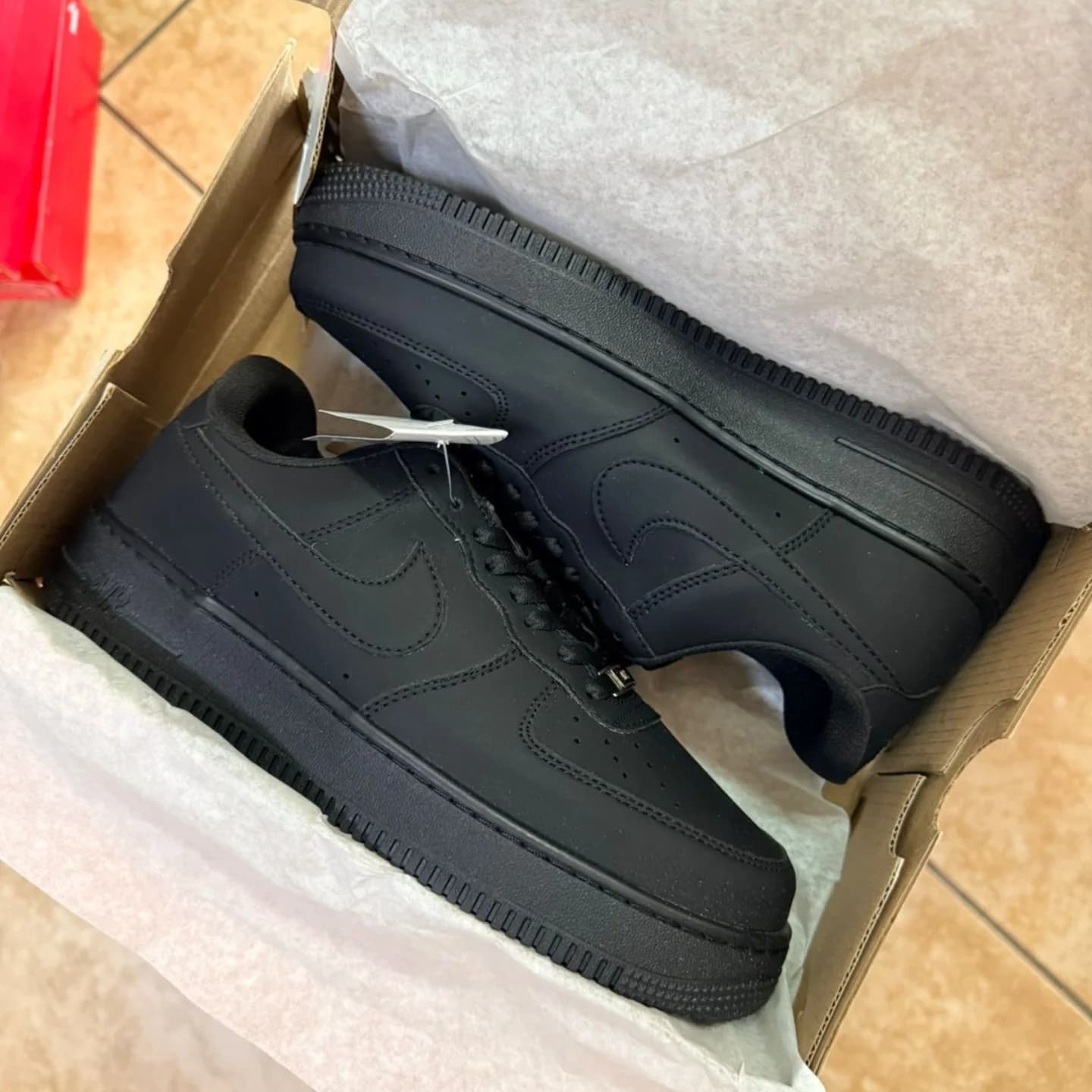 Nike Air Force One Negro Total