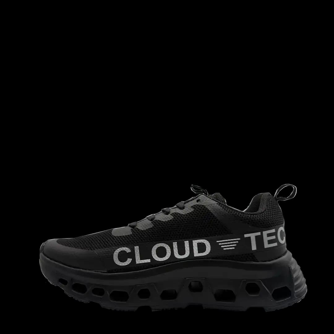 On Cloudmonster Silver & Black