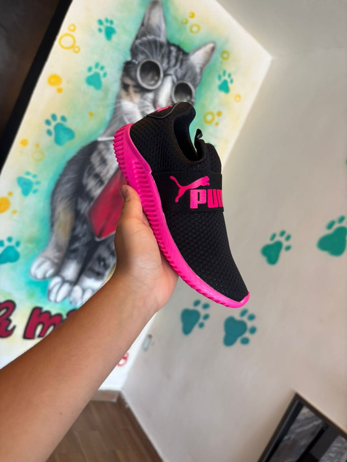 Puma Slip-On Black Pink